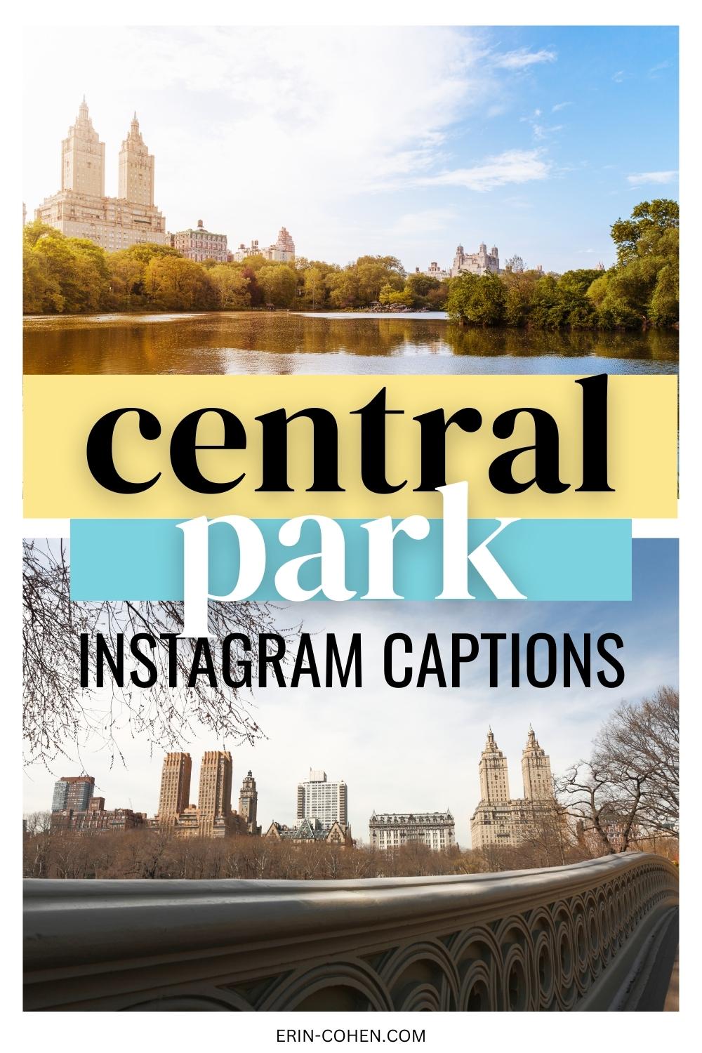 90 Central Park Captions That Are ScrollStopping