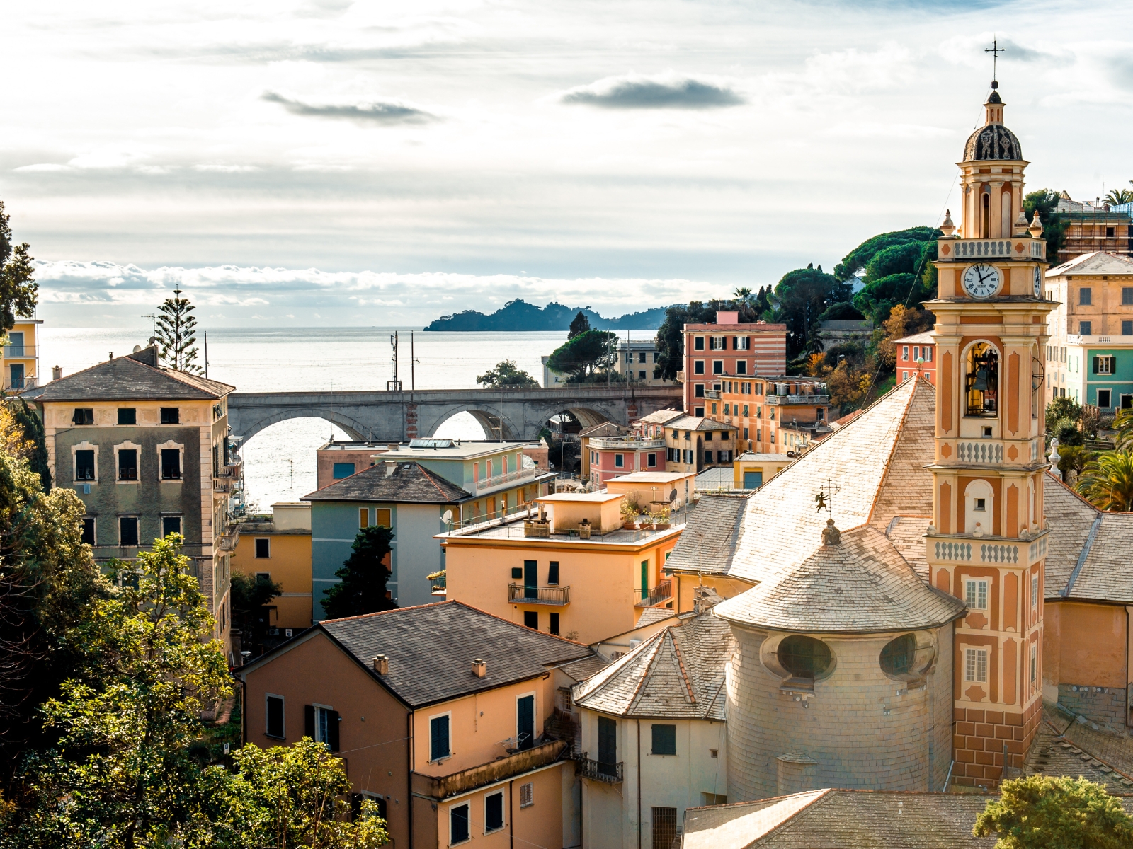 Italy Instagram captions photo of Italy and the sea.